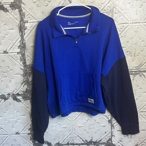 Under Armour oversized boxy cropped quarter zip